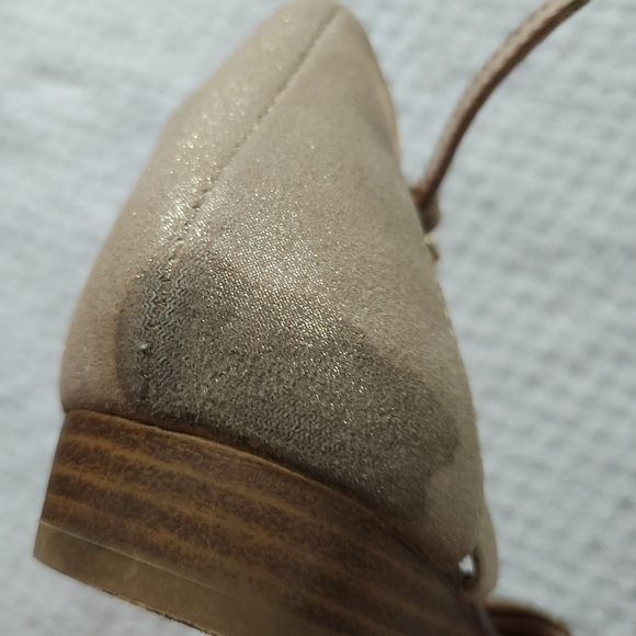 Carlos Feather Bling Strappy Sandals sz 8.5 - Picture 7 of 9